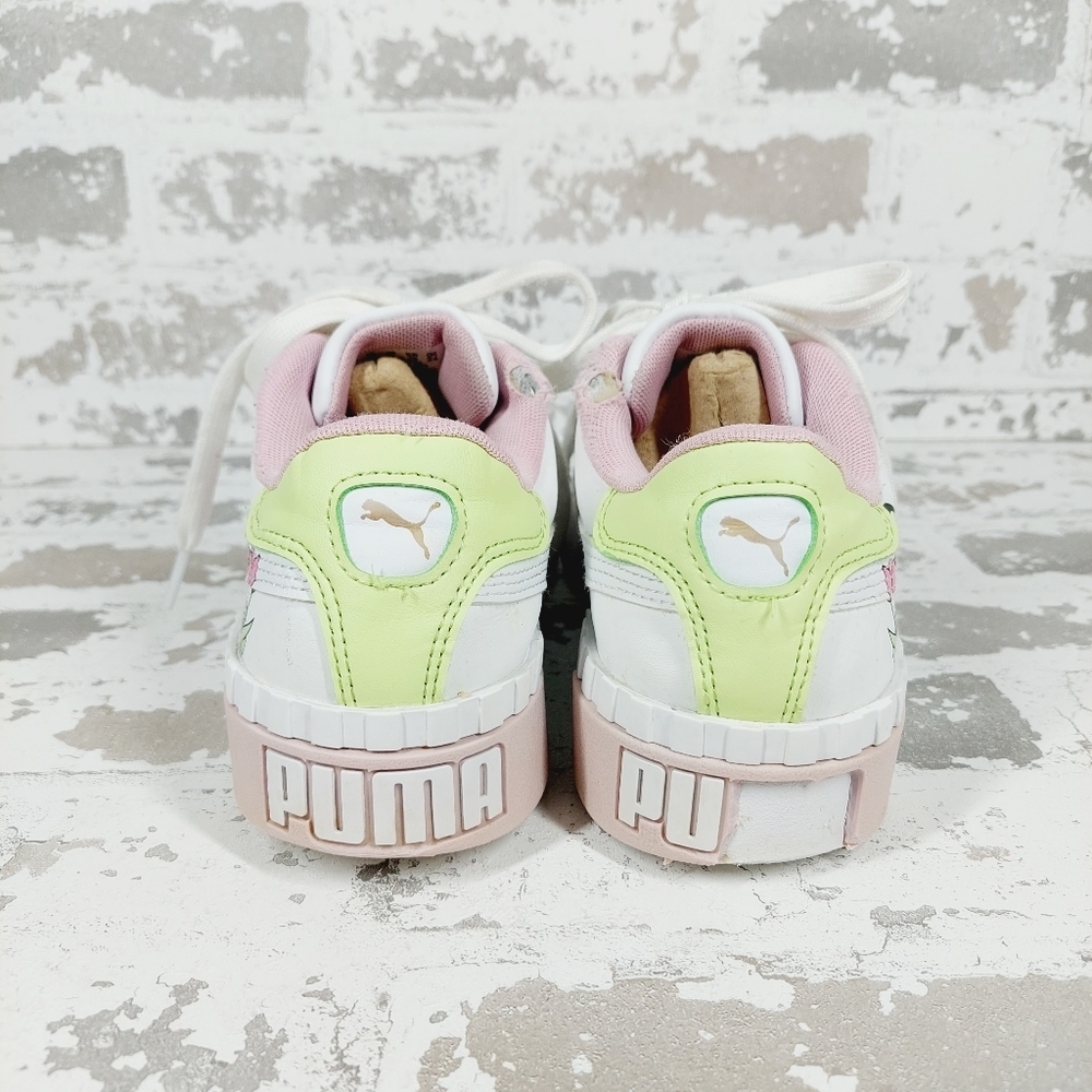 PUMA Cali Bouquet Women's Leather Walking Sneakers B79 - Picture 3 of 11
